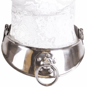 METAL HARD - COLLAR RESTRINGIDOR CON ANILLA