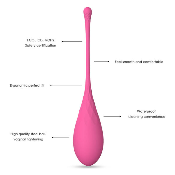 LESLIE - KEGEL FIT ENTREGADOR SUELO PELVICO 6 PESOS - Imagen 4