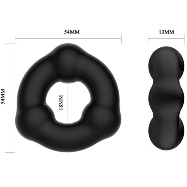 CRAZY BULL - ANILLO SILICONA CON NODULOS - Imagen 3
