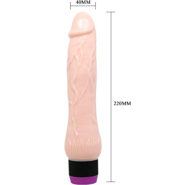 BAILE - ADOUR CLUB VIBRADOR REALÍSTICO BASE ANCHA 22 CM - Imagen 3