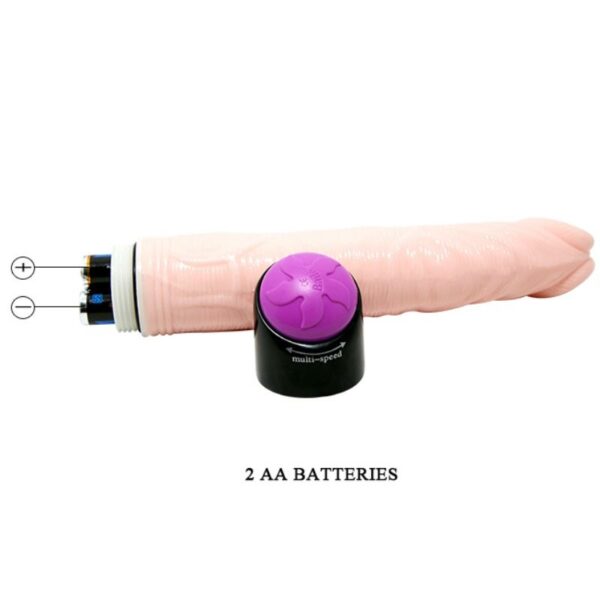 BAILE - ADOUR CLUB VIBRADOR REALÍSTICO 23 CM NATURAL - Imagen 2