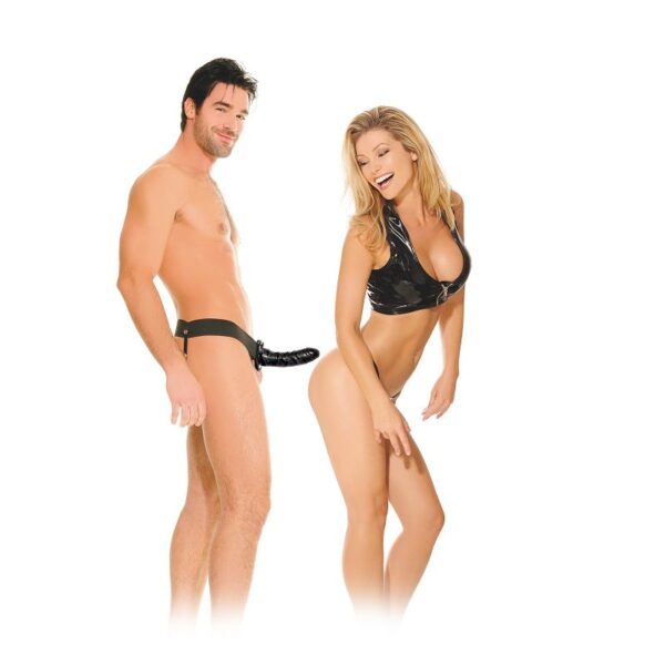 FETISH FANTASY SERIES - ARNÉS HUECO AJUSTABLE NEGRO 15 CM - Imagen 2