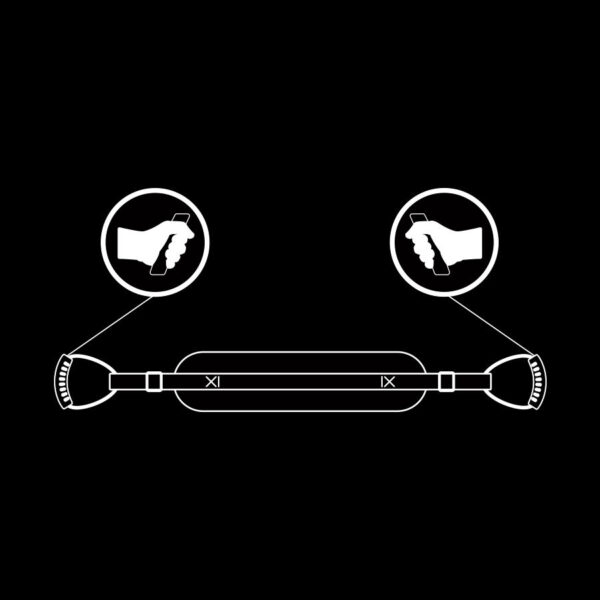 FETISH SUBMISSIVE - ARNÉS PARA HACERLO ESTILO PERRITO CON FORRO DE NEOPRENO - Imagen 3