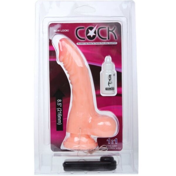 BAILE - COCK DILDO REALÍSTICO CON VIBRACIÓN 21.6 CM - Imagen 4