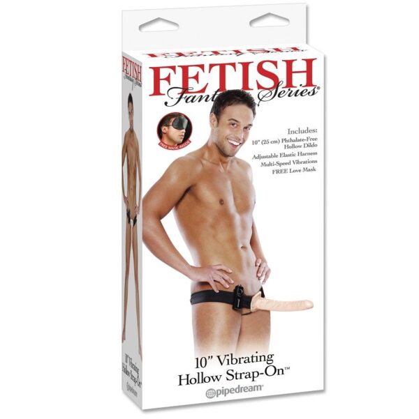 FETISH FANTASY SERIES - ARNÉS HUECO AJUSTABLE NATURAL 23.6 CM C/V