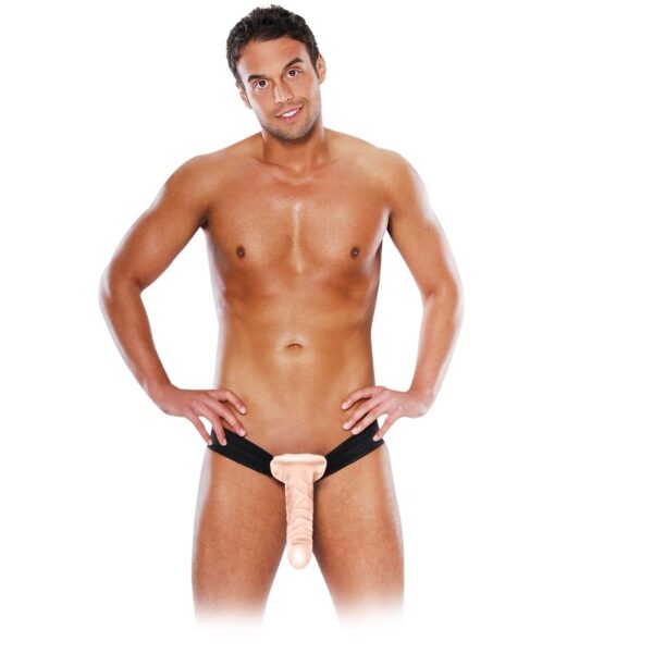 FETISH FANTASY SERIES - ARNÉS HUECO AJUSTABLE NATURAL 25.4 CM - Imagen 4