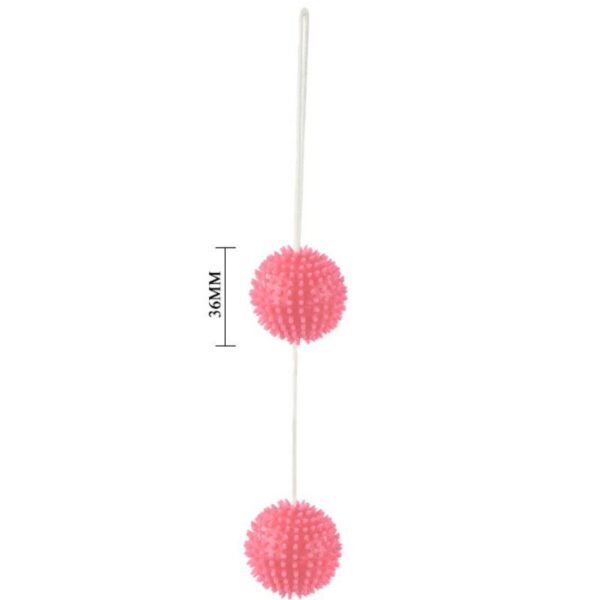 BAILE - A DEEPLY PLEASURE BOLAS TEXTURADAS ROSA 3.6 CM - Imagen 3