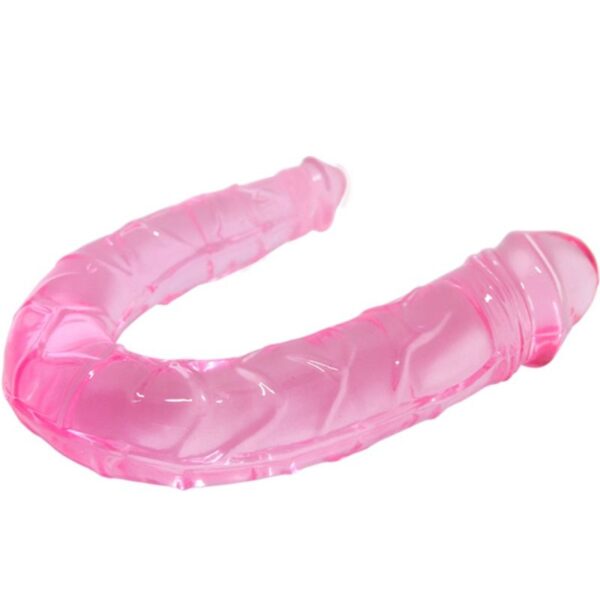 BAILE - DOUBLE DONG DILDO DOBLE ROSA - Imagen 2