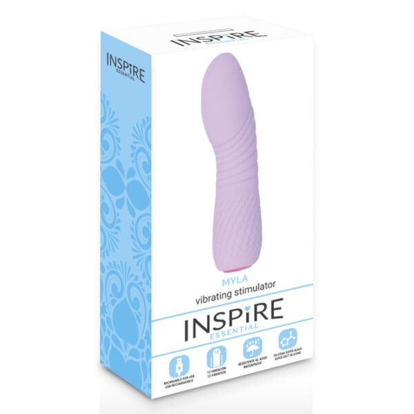 INSPIRE ESSENTIAL - MYLA VIBRADOR LILA CLARO - Imagen 3