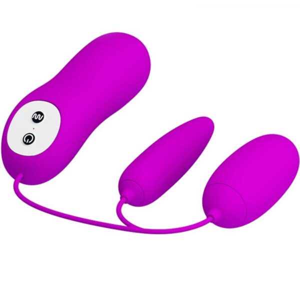 PRETTY LOVE - IRMA HUEVO VIBRADOR DOBLE - Imagen 4