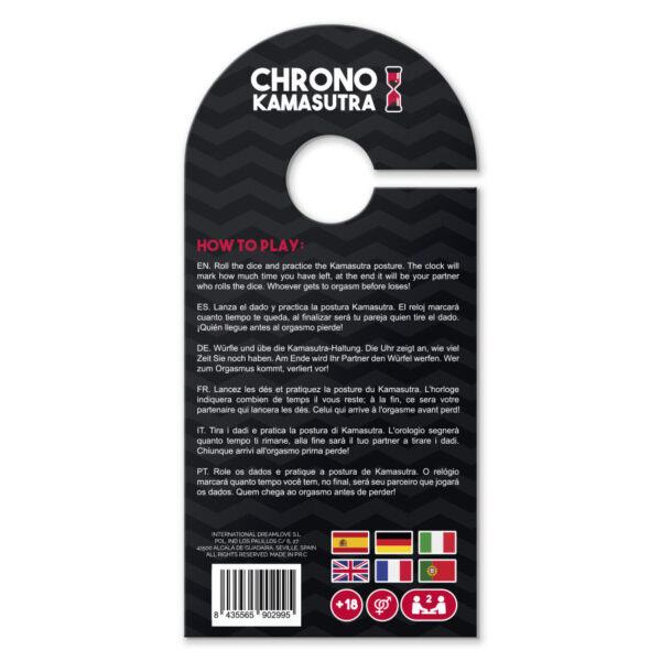 ARIA -  CHRONO KAMASUTRA RELOJ ARENA + DADO - Imagen 2