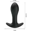 PRETTY LOVE - VIBRADOR ANAL NEGRO - Imagen 2