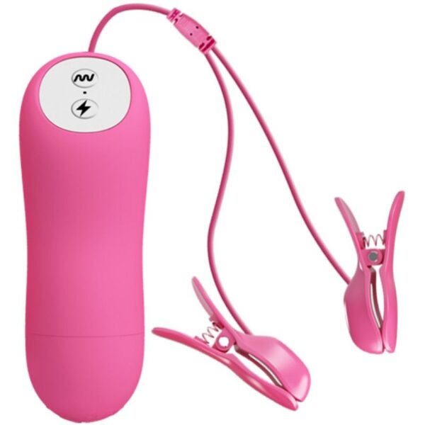 BAILE - ROMANTIC WAVE PIZAS CON VIBRACIÓN Y ELECTROSHOCK FUCSIA - Imagen 2