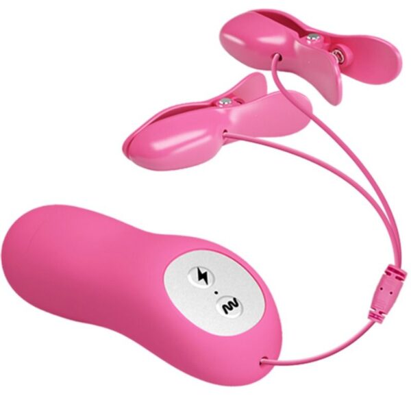 BAILE - ROMANTIC WAVE PIZAS CON VIBRACIÓN Y ELECTROSHOCK FUCSIA - Imagen 3