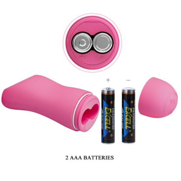 BAILE - ROMANTIC WAVE PIZAS CON VIBRACIÓN Y ELECTROSHOCK FUCSIA - Imagen 5