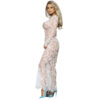 SUBBLIME DRESSES -  VESTIDO LARGO MANGA LARGA BLANCO L/XL - Imagen 2