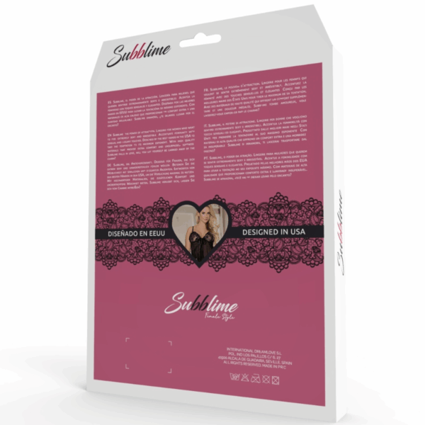 SUBBLIME - CORSET TIRAS S/M - Imagen 5