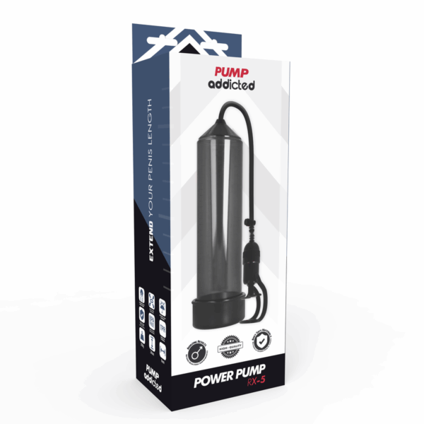 PUMP ADDICTED - BOMBA ERECCIÓN RX5 NEGRO - Imagen 5