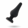 INTENSE - ANAL PLUG PIPO S SILICONE NEGRO 9.8 CM - Imagen 3