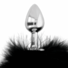 DARKNESS - EXTRA BUTTPLUG ANAL CON COLA NEGRO 7 CM - Imagen 3