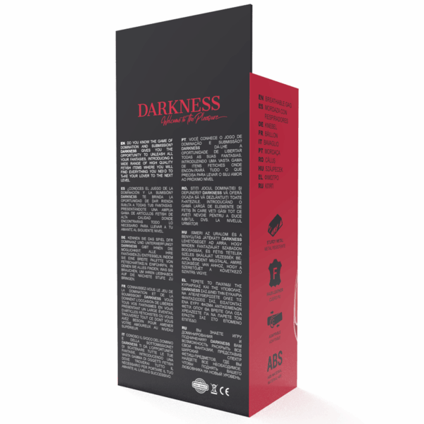 DARKNESS - MORDAZA TRANSPIRABLE ROJO - Imagen 5