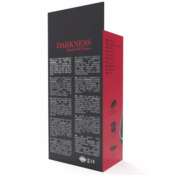 DARKNESS - MORDAZA CON ANILLA DIAMETRO 3.6 CM - Imagen 5