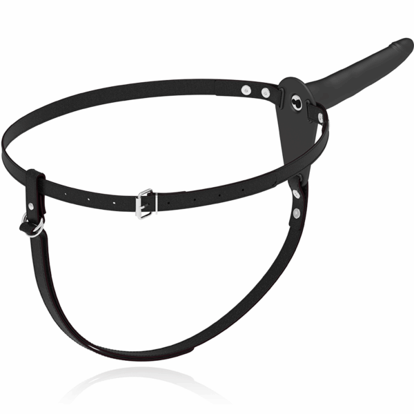 FETISH SUBMISSIVE HARNESS - VIBRADOR SILICONA NEGRO 15 CM - Imagen 5