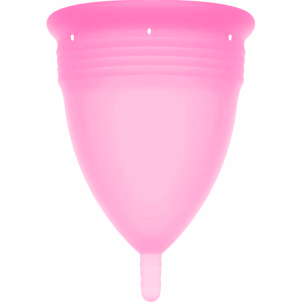 STERCUP - COPA MENSTRUAL FDA SILICONA ROSA - TALLA L - Imagen 2