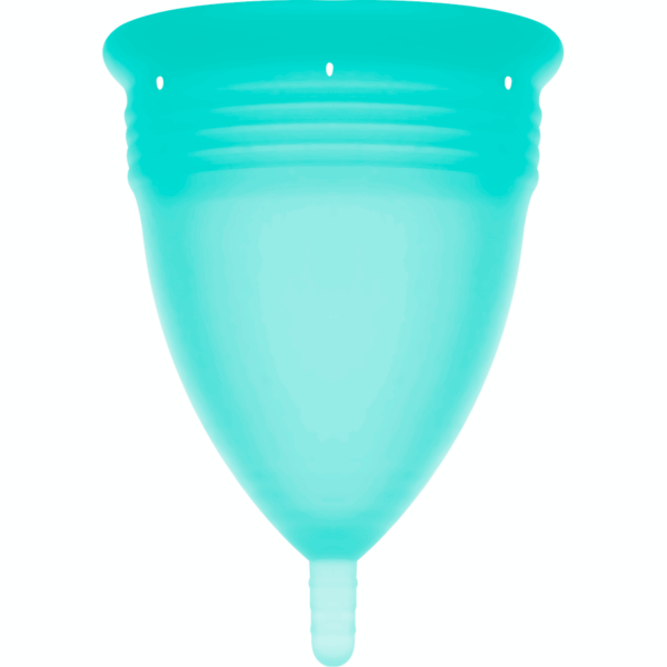 STERCUP - COPA MENSTRUAL FDA SILICONA AQUAMARINA - TALLA S - Imagen 3