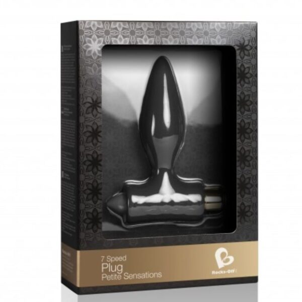 ROCKS-OFF - PLUG ANAL PARA PRINCIPIANTES PETITE SENSATIONS - NEGRO - Imagen 3