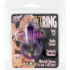 SEVEN CREATIONS - ANILLO VIBRADOR DE SILICONA LILA - Imagen 2