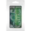 SEVEN CREATIONS - JUEGO TRES ANILLOS PENE TRANSPARENTE - Imagen 2