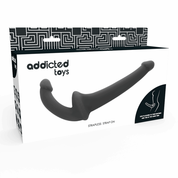 ADDICTED TOYS - DILDO CON ARNÉS SIN SUJECIÓN NEGRO - Imagen 5