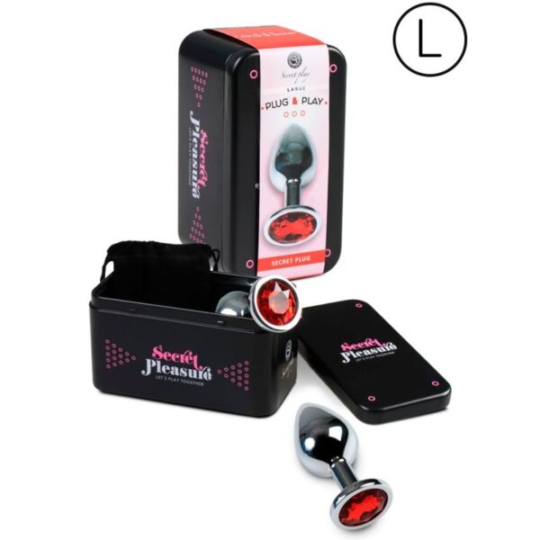 SECRETPLAY - PLUG ANAL ROJO L - Imagen 2