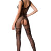 PASSION - WOMAN BS069 BODYSTOCKING BLANCO TALLA UNICA - Imagen 2