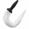 DARKNESS - PLUG ANAL SILICONA CON COLA BLANCA - Imagen 2