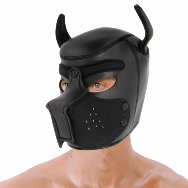 DARKNESS - MÁSCARA PERRO DE NEOPRENO CON HOCICO EXTRAÍBLE L - Imagen 5