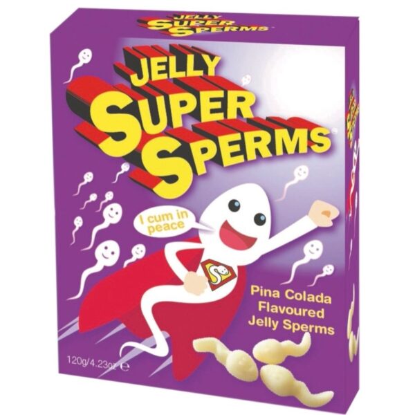 SPENCER  FLEETWOOD - JELLY SUPER SPERM GOMINOLAS FORMA ESPERMA 120 GR - Imagen 3