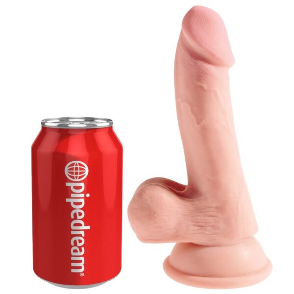 KING COCK - DILDO TRIPLE DENSIDAD 14 CM - Imagen 2