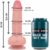 ROCKARMY - MUSTANG DILDO REALÍSTICO LIQUID SILICONE 18 CM -O- 4.14 CM
