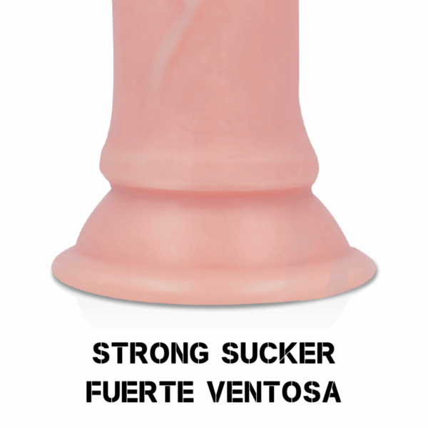 ROCKARMY - MUSTANG DILDO REALÍSTICO LIQUID SILICONE 18 CM -O- 4.14 CM - Imagen 5