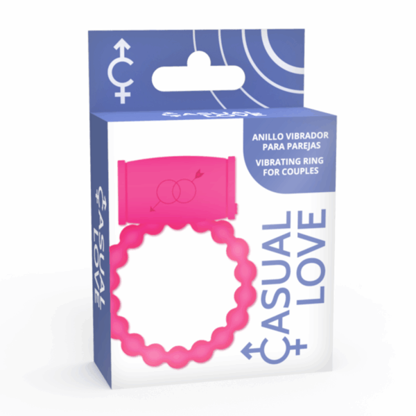 CASUAL LOVE - 25 ANILLO VIBRADOR ROSA - Imagen 4