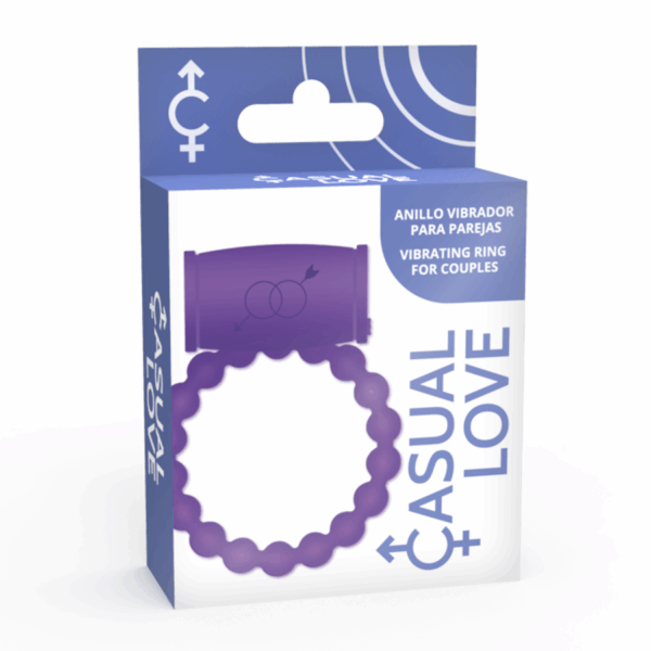 CASUAL LOVE - 25 ANILLO VIBRADOR PAREJAS VIOLETA - Imagen 4