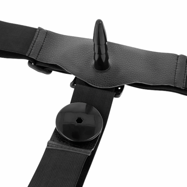 HARNESS ATTRACTION - HARRIS DOBLE PENETRACIÓN CON VIBRACIÓN 18 CM -O- 3.5 CM - Imagen 5