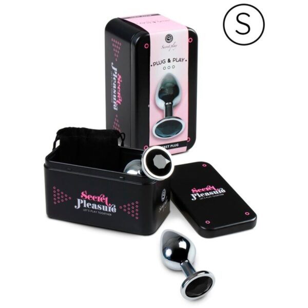 SECRETPLAY - ANAL PLUG NEGRO S - Imagen 2