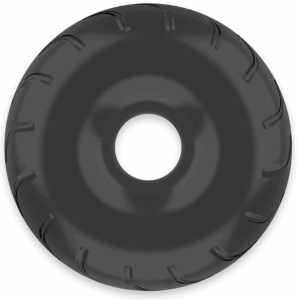 POWERING - SUPER FLEXIBLE Y RESISTENTE ANILLO PENE  5CM PR08 NEGRO - Imagen 2