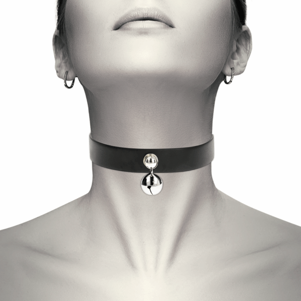COQUETTE CHIC DESIRE - COLLAR CUERO VEGANO ACCESORIO WOMAN CASCABEL - Imagen 2