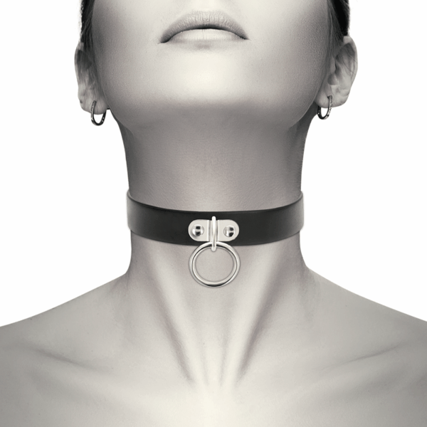 COQUETTE CHIC DESIRE - COLLAR CUERO VEGANO ACCESORIO WOMAN FETISH - Imagen 2