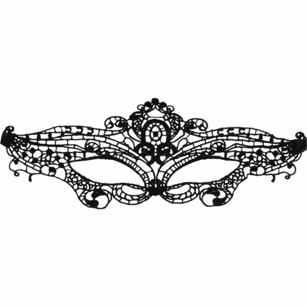 COQUETTE CHIC DESIRE - ANTIFAZ ENCAJE NEGRO FINO - Imagen 3