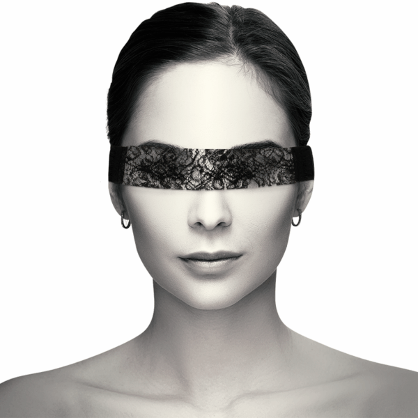 COQUETTE CHIC DESIRE - ANTIFAZ ENCAJE NEGRO CINTA - Imagen 2